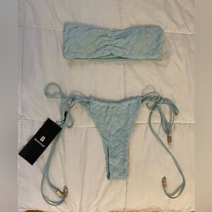 Blackbough swim sugar jacquard set size small